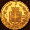 Italia Kingdom.  20 Lire 1885 - Umberto I. KM# 21 (F*42) - Image 2