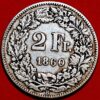2 Francs 1860 B silver Switzerland KM# 10a (E256) - Image 2
