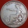 Switzerland Herlvetia 2 Francs 1860B HORN Seated Helvetia Silver  2883