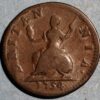 Great Britain Farthing 1754 George II KM# 581.2 (6183)