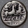 Roman Republic silver Denarius 138 BC Rome mint Gaius Renius (6667L) - Image 2