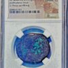 Roman Empire NGC XF cert Faustina Sr.,AD 138-140/1 Sesterius posthumous issue 25.33 grams