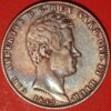 Italian States Kingdom of Sardinia 5 Lire 1844 Carlo Alberto KM# 130 (4041L)