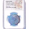 Roman Empire Sesterius AE.NGC VF Rare Hadrian and Hispania AD 117-138 Adventvi AVG Hispaniae 25.40 grams.