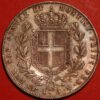 Italian States Kingdom of Sardinia 5 Lire 1844 Carlo Alberto KM# 130 (4096L) - Image 2