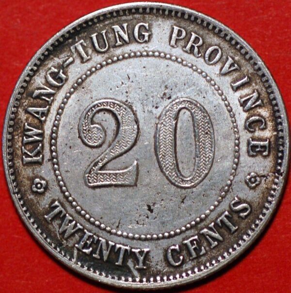 China Kwang-Tung Province 20 Cents 1934 Silver Y#423 (S311)