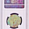 Roman Empire NGC F. Faustina Sr. AD 138-140/1 AE Sestertius posthumous Issue rv Pietas sacrificing - Image 2