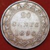 20 Cents 1896 Victoria silver Newfoundland KM#4 - Image 2