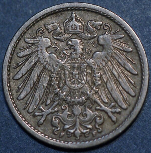 Germany Empire 10 Pfennig 1903 F Wilhelm II KM# 12 - Image 2