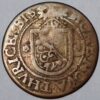 Swiss Cantons Zurich Batzen 1622 Billon KM#36 B+618