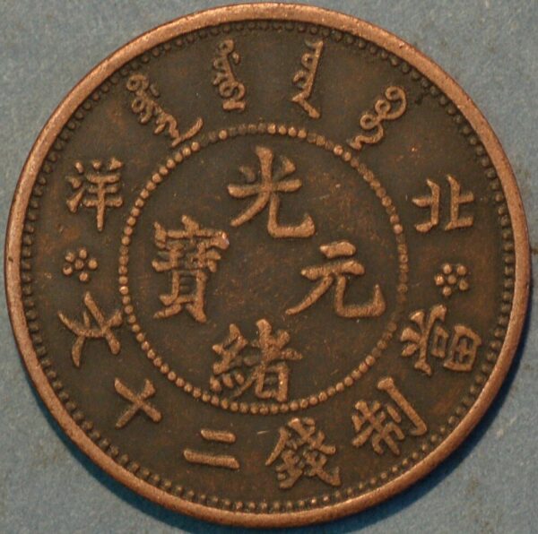 China Chihli Province Pei Yang 20 Cash 1906 Y#68.1 - Image 2