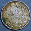 Switzerland 1/2 Franc 1963 B KM#23