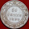 50 Cents 1899 Victoria silver Newfoundland KM#6