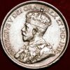 25 Cents 1917 George V silver Newfoundland KM#17 