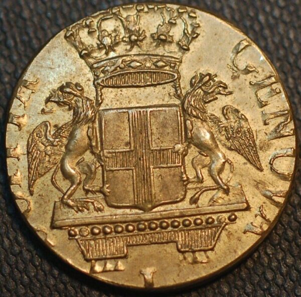 Italy Peso Monetale Doppia Genova