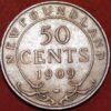 50 Cents 1909 Edward VII silver Newfoundland KM#11 - Image 2