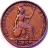 1 Farthing 1834 Gulielmus IV British United Kingdom - Image 2