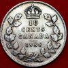 10 Cents 1936 George V silver Canada KM#23a  - Image 2