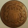 United States Two Cents 1865 Mint Philadelphia - Image 2