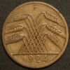 Germany Weimar Republic 10 Reichspfennig 1924 F KM# 33