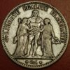France 5 Francs 1876 K KM# 820.2 - Image 2