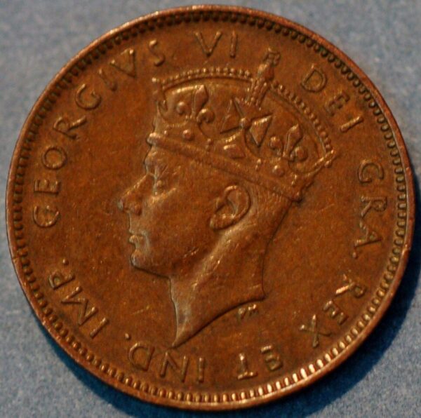 Canada NEWFOUNDLAND Small Cent 1941 KM# 18 Re-engraved date - Image 2