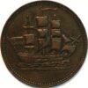 Canada token Ships Colonies Commerce Breton 997