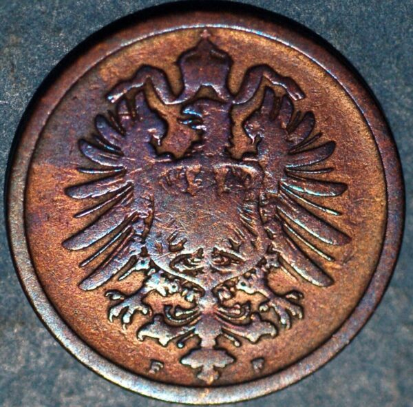 Germany 2 Pfennig 1875 F Wilhelm I KM#2 - Image 2