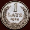 Latvia  Lats 1924  Silver Coin