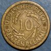 Germany Weimar Republic 10 Reichspfennig 1923 A KM# 33