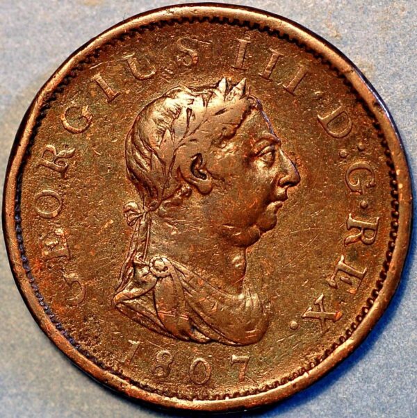 Great Britain Georgus III Penny 1807