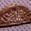 England Hamered coin 1050-1465 Half Peny silver coin - Image 2