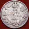 10 Cents 1907 Edward VII silver Canada KM#10 - Image 2