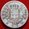Italy 1 Lira 1863 Vittorio Emanuele II silver KM#5 