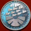 500 Lire 1985 Italian Presidency Silver Mint States Republica Italiana KM#115 - Image 2
