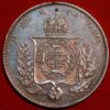 Brazil 1000 Reis 1856 Pedro II Silver KM# 465 - Image 2