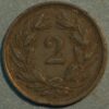 Switzerland 2 Rappen 1942 KM# 4.2b