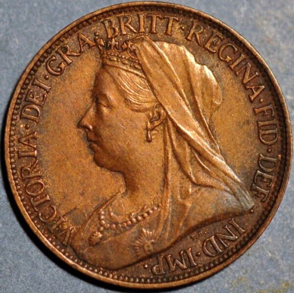 Great Britain Farthing 1899 KM# 788.2