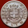 1 Lira 1863 Vittorio Emanuele II silver KM#5 Italy