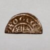 England Hamered coin Half Peny 1050-1465 silver coin