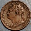 Great Bretain Farthing 1825 George IV Copper