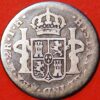 2 Reales 1807 MTH Carlos IV silver Mexico