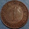 Germany Weimar Republic 1 Reichspfennig 1923 E KM#30 - Image 2