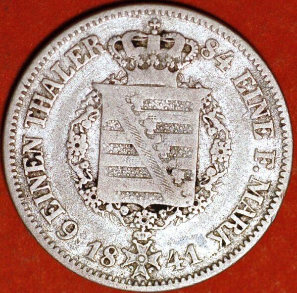 1/6 Thaler 1841 G  Ernst Duchy of Saxe- Coburg and Gotha 