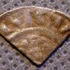 England Hamered Cut Quarter Penny 1060-1460 Silver coin (S509) - Image 2