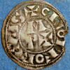 Silver Denarius Feudal Lordship of Béarn The Centulles Century IX-XI - Image 2