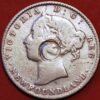 10 Cents 1894 Victoria silver contrastamp Newfoundland KM#3 - Image 2