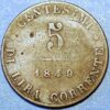 5 Centesimi 1849 ZV Venice Italy - Image 2