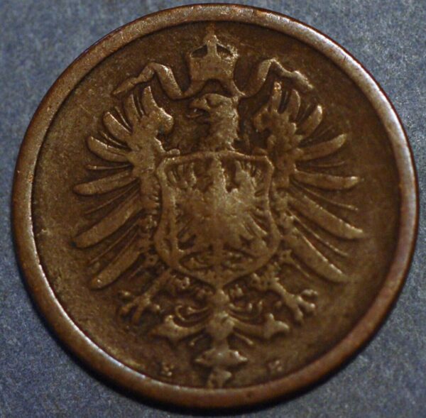 Germany 2 Pfennig 1874 E Wilhelm I KM# 2 - Image 2