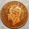 Italian States 2 Centesimi 1862 M Vittorio Emanuele II King - Image 2